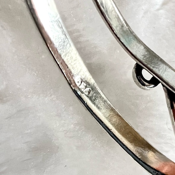 925 Owyhee Opal + Swiss Blue Topaz Cuff Bracelet - Picture 7 of 11